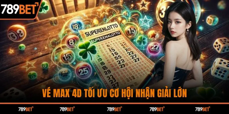 Vé Max 4D tối ưu cơ hội nhận giải lớn